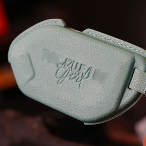Schlüsselanhänger TELLURIDE Mädchen Papa Mama Leder Schlüsseletui TELLURIDE Smart Key Case Benutzerdefinierte Schlüsselabdeckung Smart Key Beschützer Geschenk für Sie
