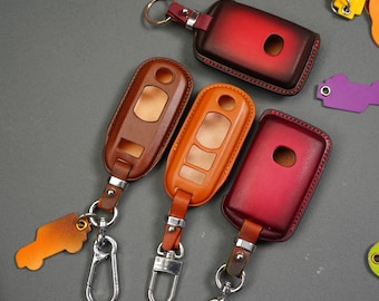 Mazda CX-30 Key Fob Cover – Genuine Leather Key Case for Mazda 3 6 CX-5 CX-9 cx7 Mk5 – Custom Fit, Handmade, Personalized Gift for Him/Her
