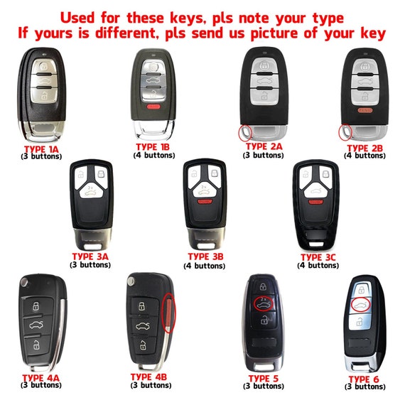 Audi A4 Schlüssel Hülle Keyless Schlüssel Hülle CARBON Für AUDI A4 8K A5 8T 8F A6 A7 C7 R8 Q5 8R A8 Audi A5 B9