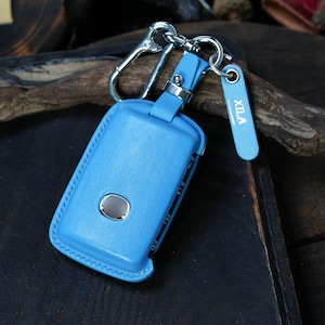 Mazda Leather Key Fob Cover – Fits CX-30, Cx-5, CX-50, Cx-90, MX-5, Mazda 3 – All Trims – Personalized Handcrafted, Custom Colors Available