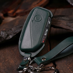 Smart Remote Key Fob Cover Shell Case for BMW 1 3 4 5 7 Series X3 Carbon Fiber