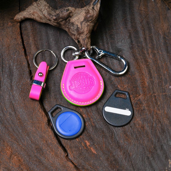 Personalization Leather Key Fob HID Corporation 1346 Proxkey