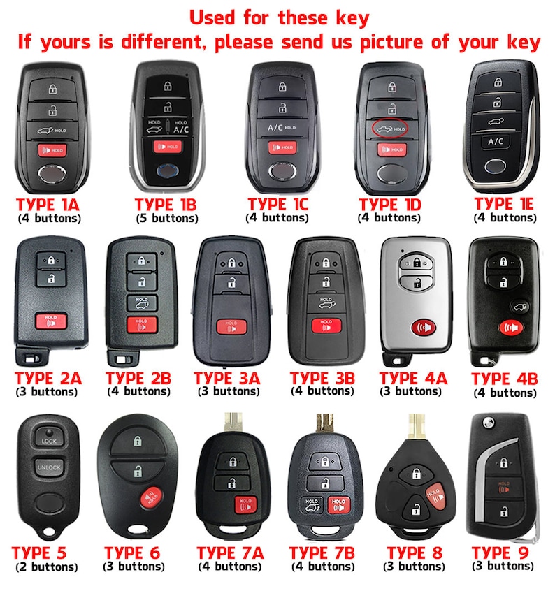 Tacoma & Tundra Leather Key Fob Cover (2006-2025) – Fits TRD Pro TRD ...