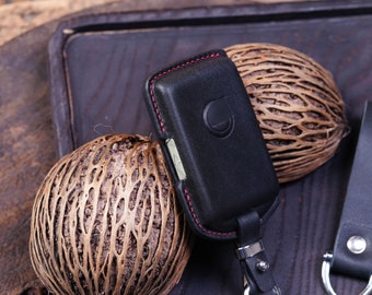 All Volvo Leather Key Case – Personalized Cover for XC90 EX90 XC60 XC40 EX30 EX40 S60 ES90 S60 – Handmade Smart Fob Holder for Polestar2 3 4