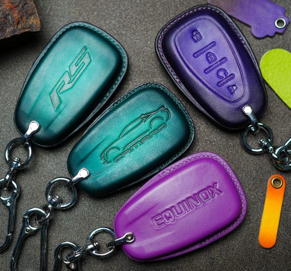 OFFCURVE For Chevy Key Fob Cover With Keychain,2018 Chevy Equinox Key Fob Protector,for Chevrolet 2016-2021 Chevy Equinox Malibu Camaro Cruze Blazer Traverse Trax,for Chevrolet ImpalaBlack Sliver - View #12