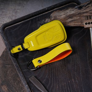 All Audi Custom Leather Key Fob Covers for Q2 Q3 Q5 Q8 RS TT A1-A8 R8 S3-S8 RS3-RS6 Allroad – Keychain Holder, Personalized Made to Order