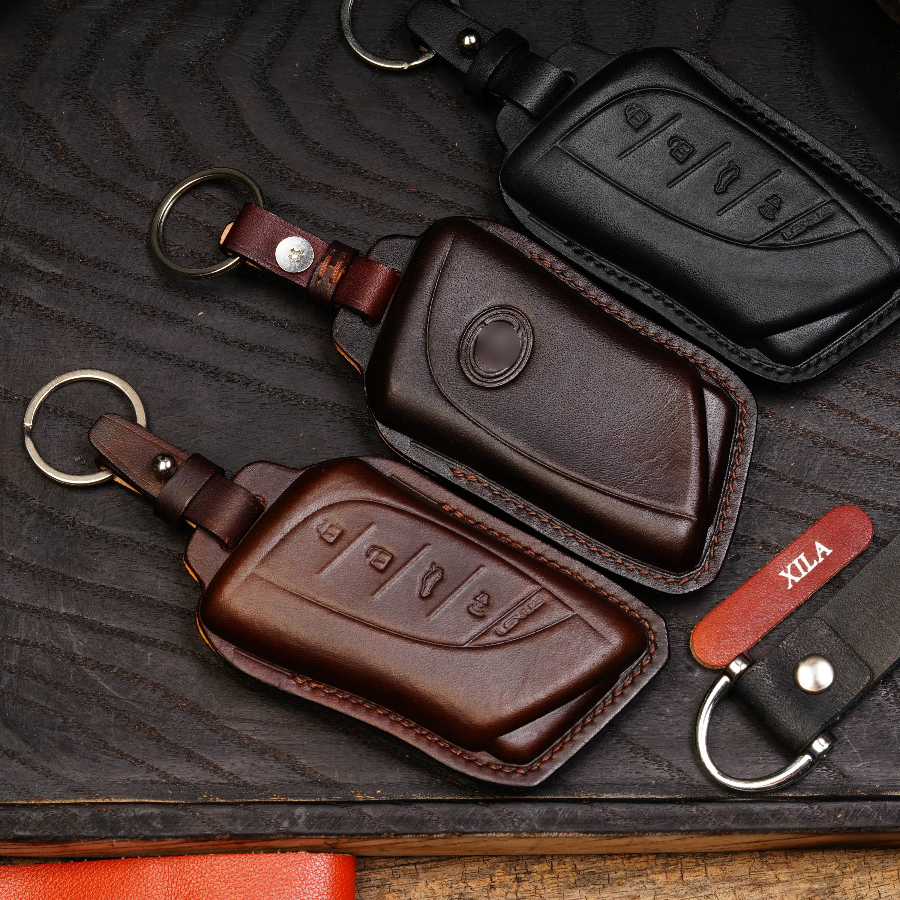 Leather Key Clip 2024, USA Made