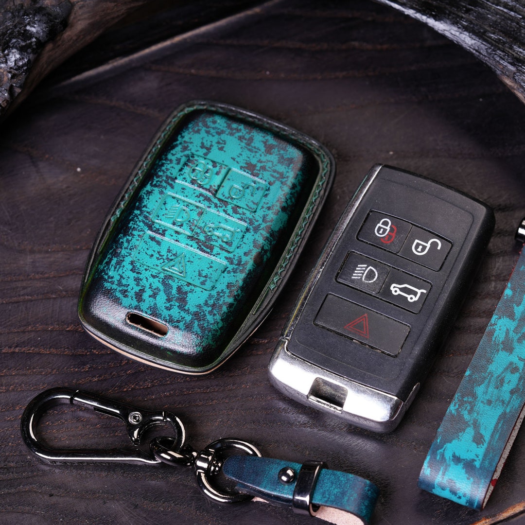 Custom Leather Key Fob Case L Rover 2024 Discovery Sport, Ev0que, Range ...