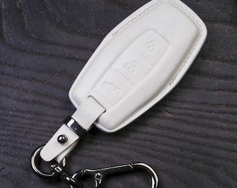 Cover In TPU Per Chiave Mitsubishi Con Portachiavi, Compatibile Con Outlander, Eclipse Cross, ASX, Lancer, Colore Bianco
