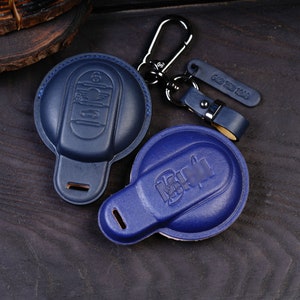 2025 Mini Cooper Babe JCW Leather Key Cover - Fits Mini Cooper One, Countryman, Clubman, 3 Door, 5 Door Models - Mini Cooper Accessories