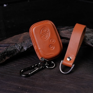 Handcrafted Leather Lexus Key Fob Cover for RX350, ES350, GS300, IS250, LS460, CT200h, GX460, LX470 - 3, 4 Buttons - Lexus Accessories