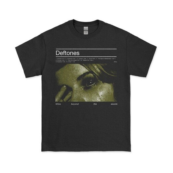 Official Deftones Static Skull Logo T-Shirt - Men's Band Tee In Black (Unisex Fit, Multiple Sizes)