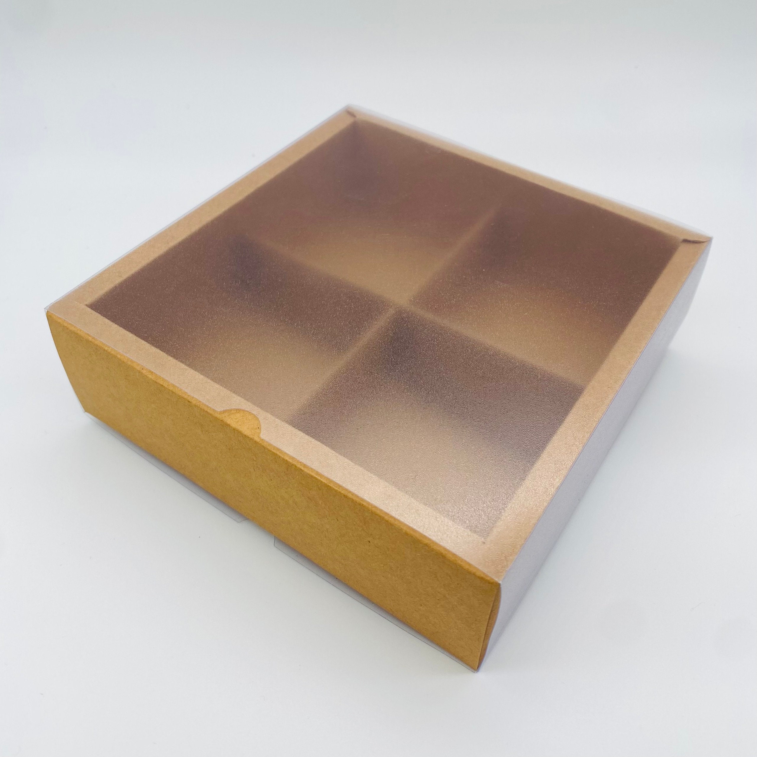 Natural Kraft To Go Boxes with Wire Handle, 12 boxes-TGB-NT