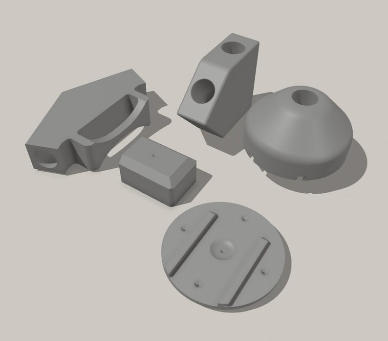 Guitar Spray Jig STL file for download to 3d print parts for spraying solid body guitars like stratocasters and telecasters