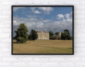 Claydon House Photography Print , Buckinghamshire Wall Art, English Country House Landscape
