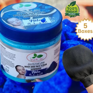 Pure Moroccan Blue Nila | Authentic Moroccan Blue Nila | 100% Natural Blue Nila |High-Quality Moroccan Blue Nila .5 Boxes | free Kissa