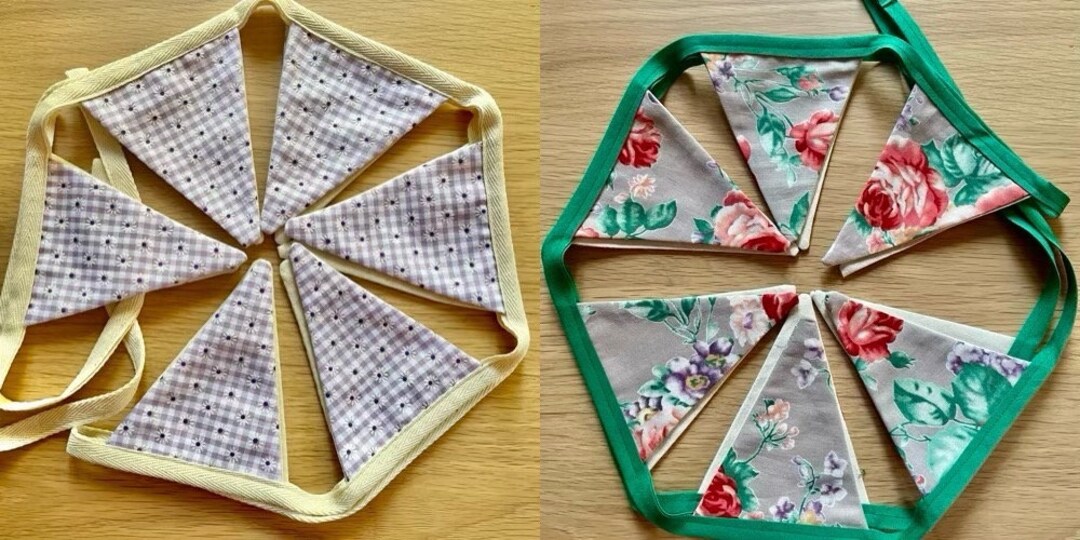 Banderoles Banderoles en tissu Drapeaux Fanions - Etsy France