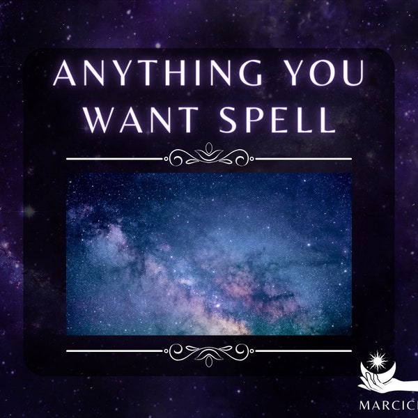 Anything You Want Spell, Attract Whatever You Want, Manifestation Spell, Powerful Spell, White Magic,Same Day Casting,Dream Fulfilment Spell