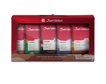 Juan Valdez Premium Selection Coffee Kit x 5 Sachets - 350 g