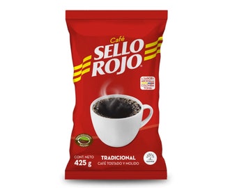 Sello Rojo gemahlener Kaffee traditionell