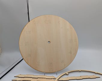 Kit orologio in legno