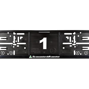 2 x Alfa Romeo European License Number Plate Frame Holder Surround