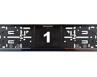 2 x pour support de cadre de plaque d'immatriculation européenne Euro BMW