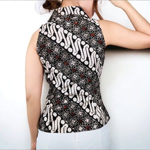 Collared Printed Blouse