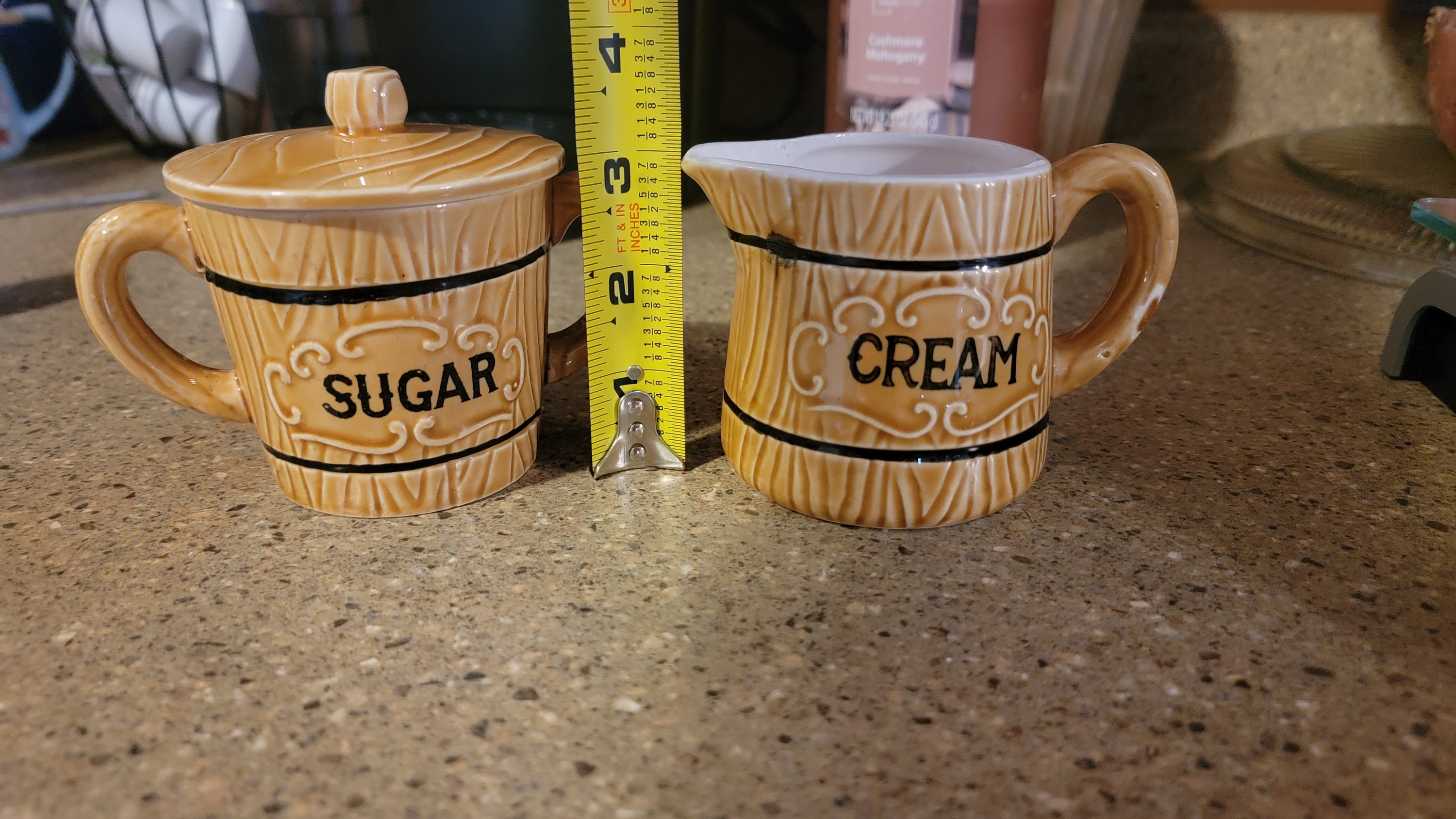HEIMP Condiment Jar Cream And Sugar Sets, Sugar And Creamer Set