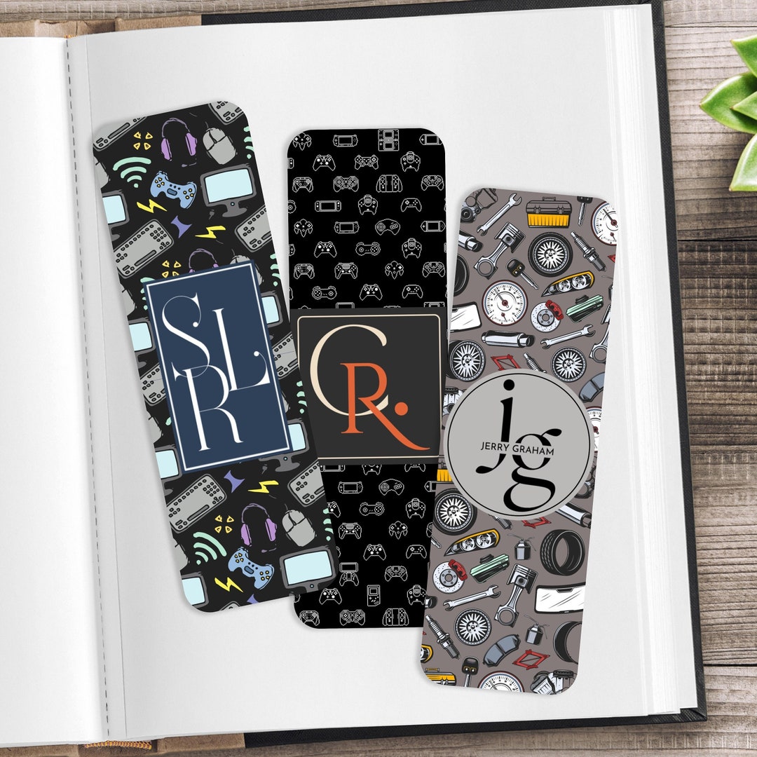 Manly Bookmarks Gamer & Auto Mechanic or Car Enthusiast Etsy
