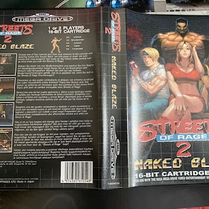 Blaze desnudo en Street of Rage 2 - Versión PAL - SEGA Mega Drive GENESIS