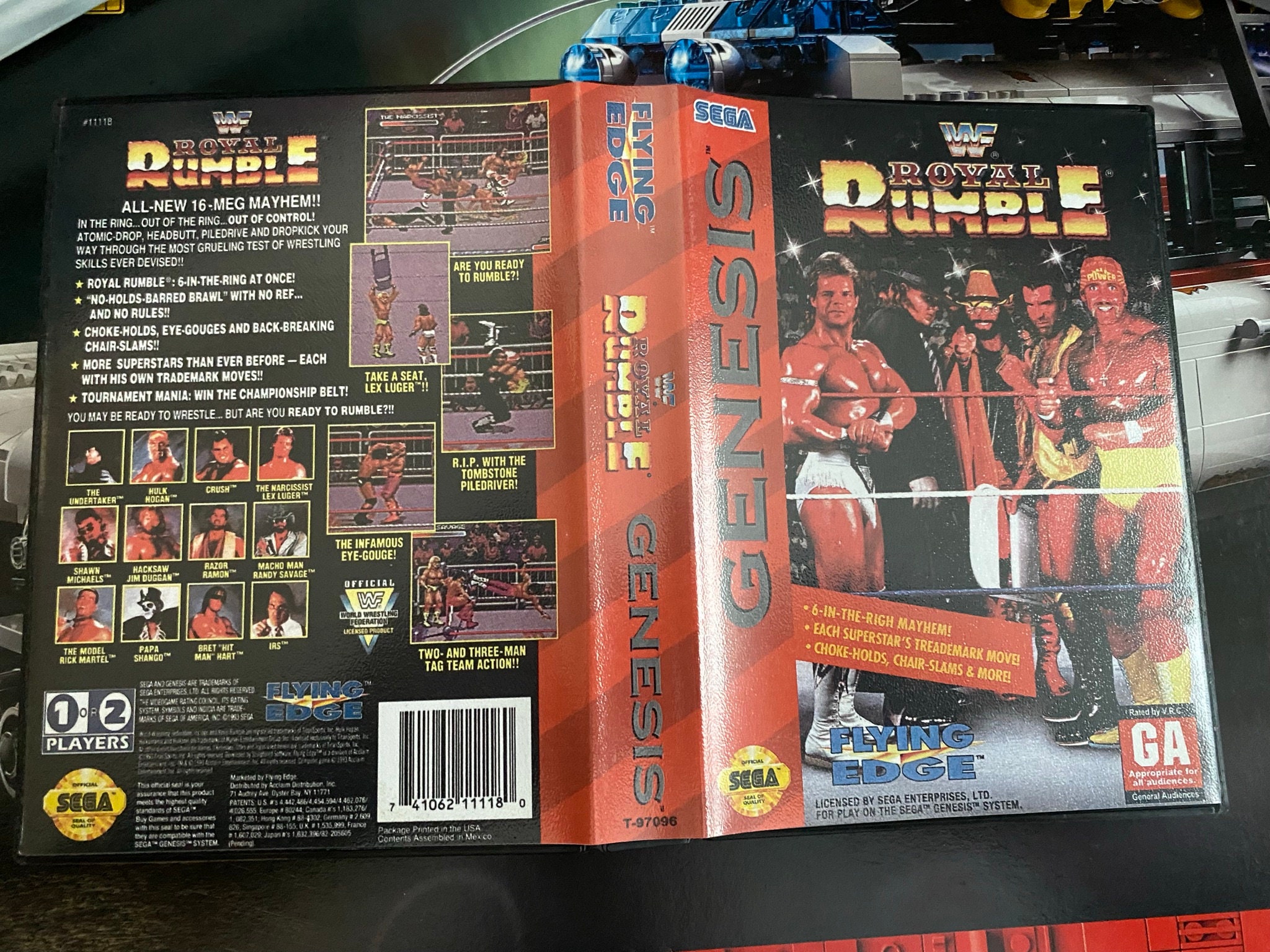 Fiche du jeu WWF Royal Rumble (Mega Drive