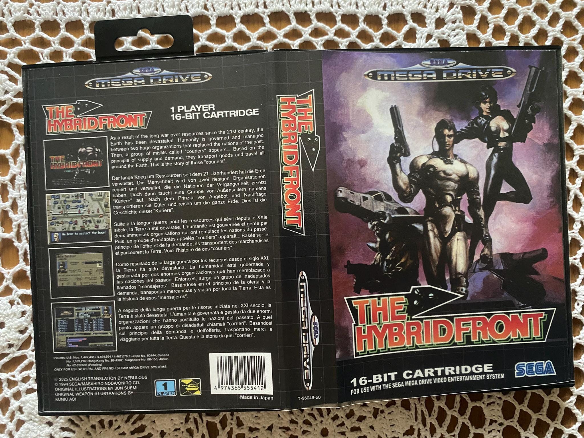 The Hybridfront - PAP Version - SEGA Mega Drive GENESIS - Etsy