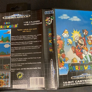 Super Mario World - PAL Version - SEGA Mega Drive GENESIS