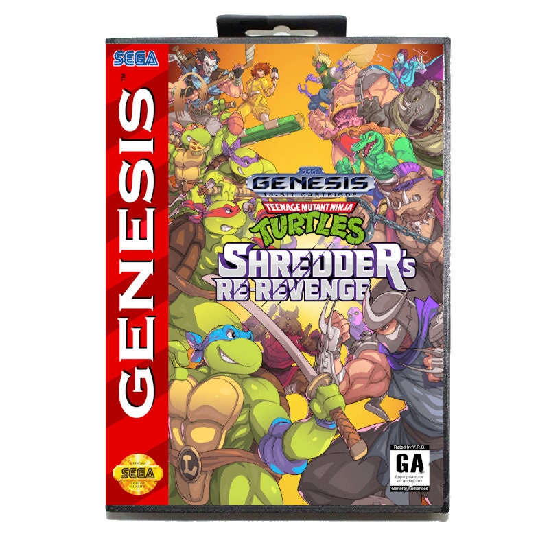 Tmnt Shredder's Re-venge - USA Version - SEGA Mega Drive GENESIS