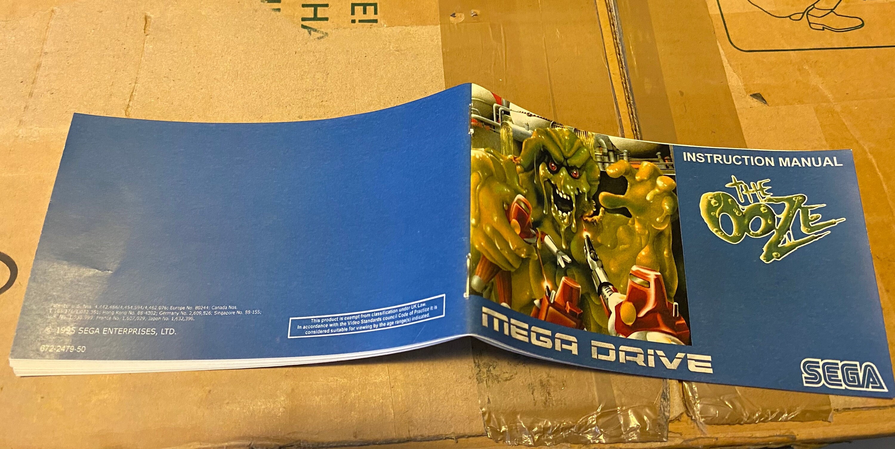 GYNOUG SEGA MEGADRIVE (MD) PAL-EURO (COMPLETE - GOOD CONDITION OVERALL