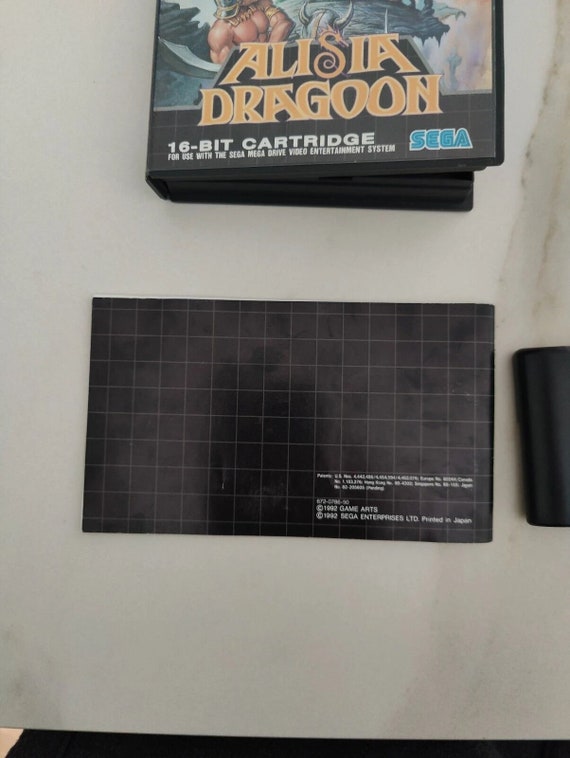 Jeu SEGA Megadrive - Alisia Dragoon - Version PAL - Manuel Inclus - 1993