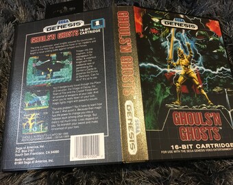 Ghouls Ghost - USA Version - SEGA Mega Drive GENESIS