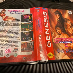 Girl Paradise in Street of Rage 2 - USA Version - SEGA Mega Drive GENESIS