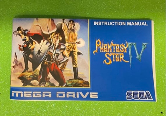 Phantasy Star 4 - PAL Version - SEGA Mega Drive GENESIS - Etsy