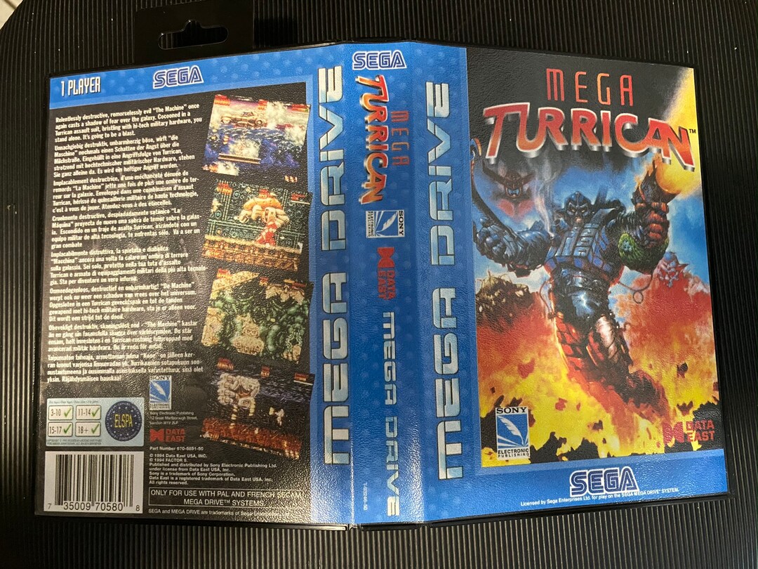 Mega Turrican - PAL Version - SEGA Mega Drive GENESIS - Etsy