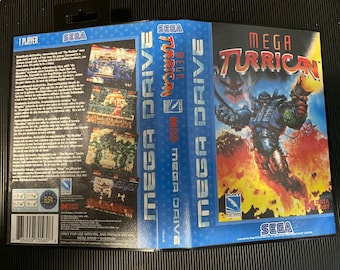 Mega Turrican + Boîtier Acrylique - Megadrive Pal-Euro - Action DATA EAST