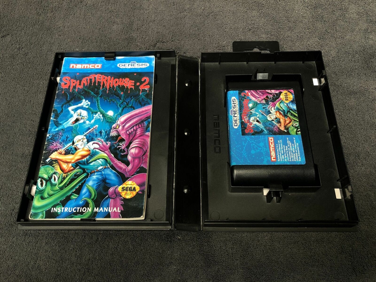 Splatter house 2【中古・genesis北米版】 Splatterhouse 2 Sega Genesis Great Condition Fast Shipping