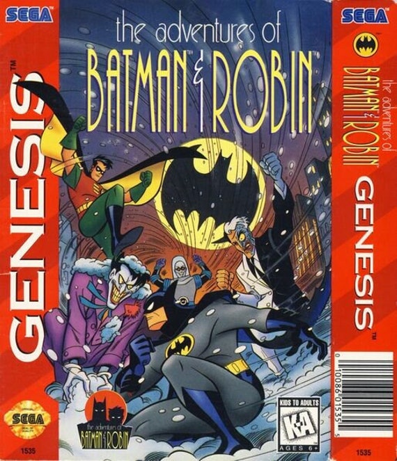 The Adventures of Batman & Robin - USA Version - SEGA Mega Drive