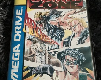 POSTER OFFICIEL RECTO VERSO SEGA MEGADRIVE COMIX ZONE LES