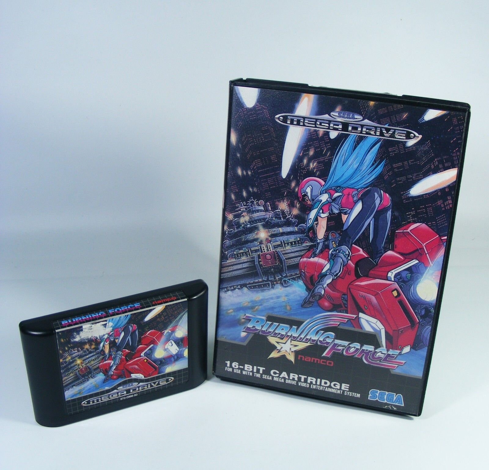 Jeu Mega Drive Burning Force - Version PAL - État Correct (boîtier Abîmé)