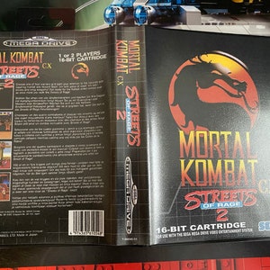 Mortal Kombat Cx in Street of Rage 2 - PAL Version - SEGA Mega Drive GENESIS