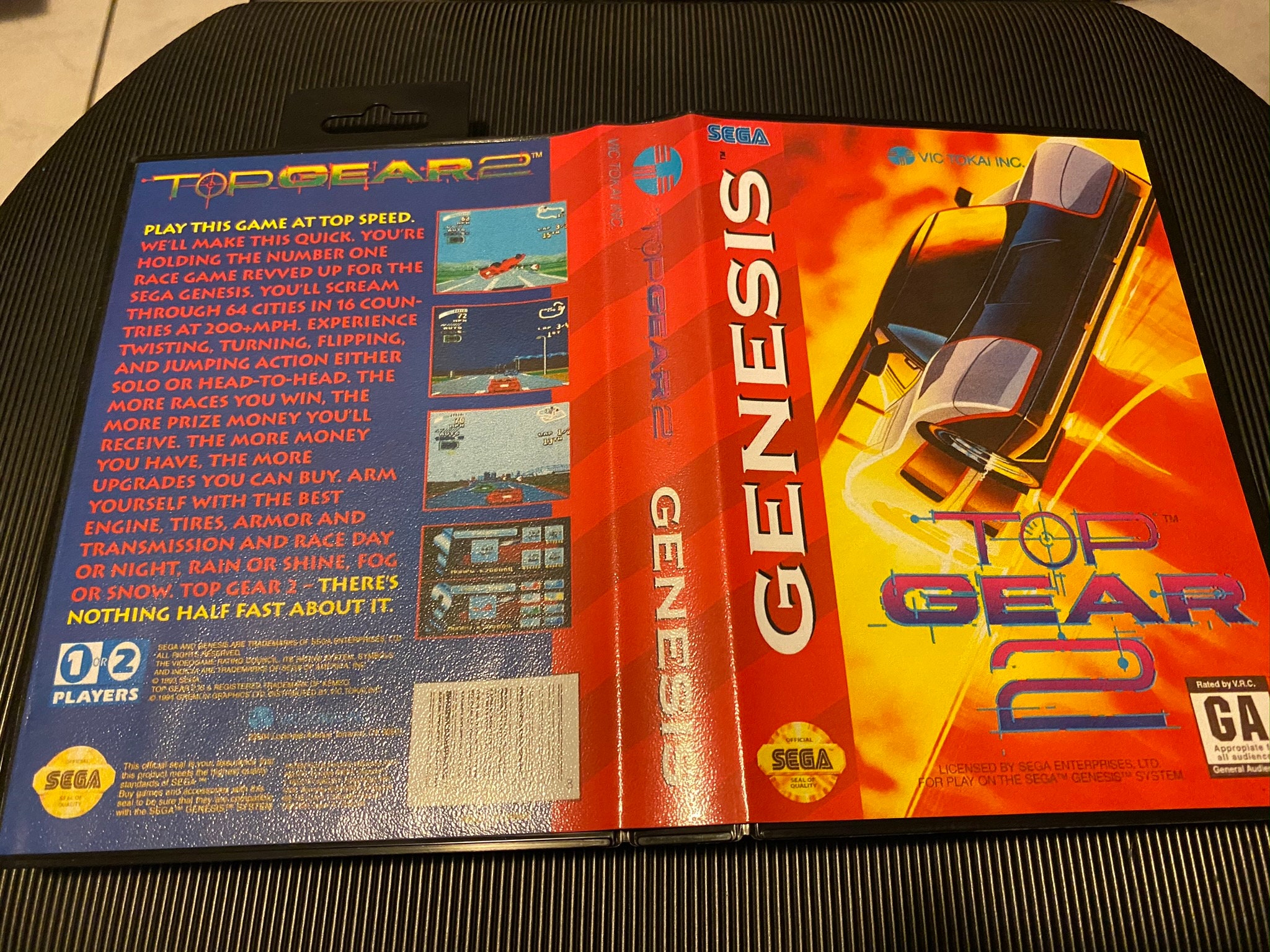 Top Gear 2 - USA Version - SEGA Mega Drive GENESIS - Etsy