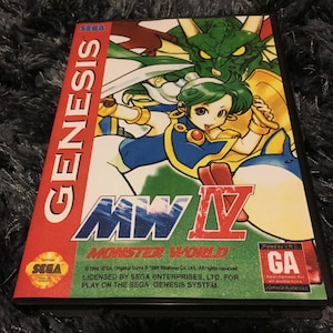 Wonder Boy Monster World 4 - USA Version - SEGA Mega Drive GENESIS