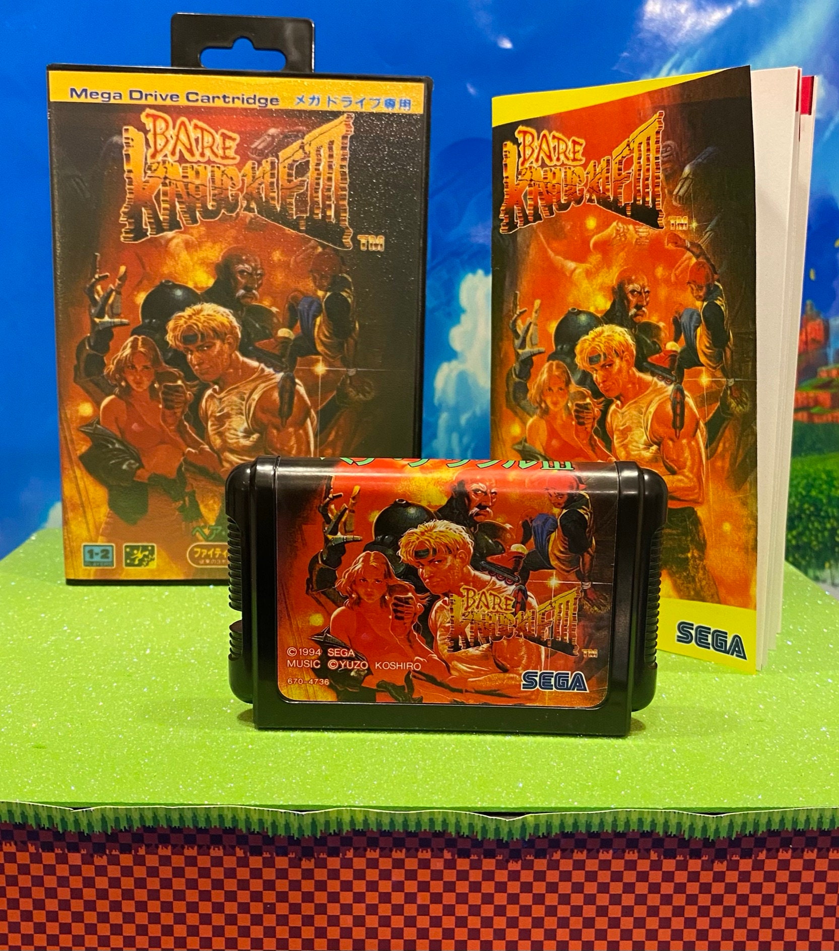 Street of Rage 3 - JAP Version - SEGA Mega Drive GENESIS - Etsy